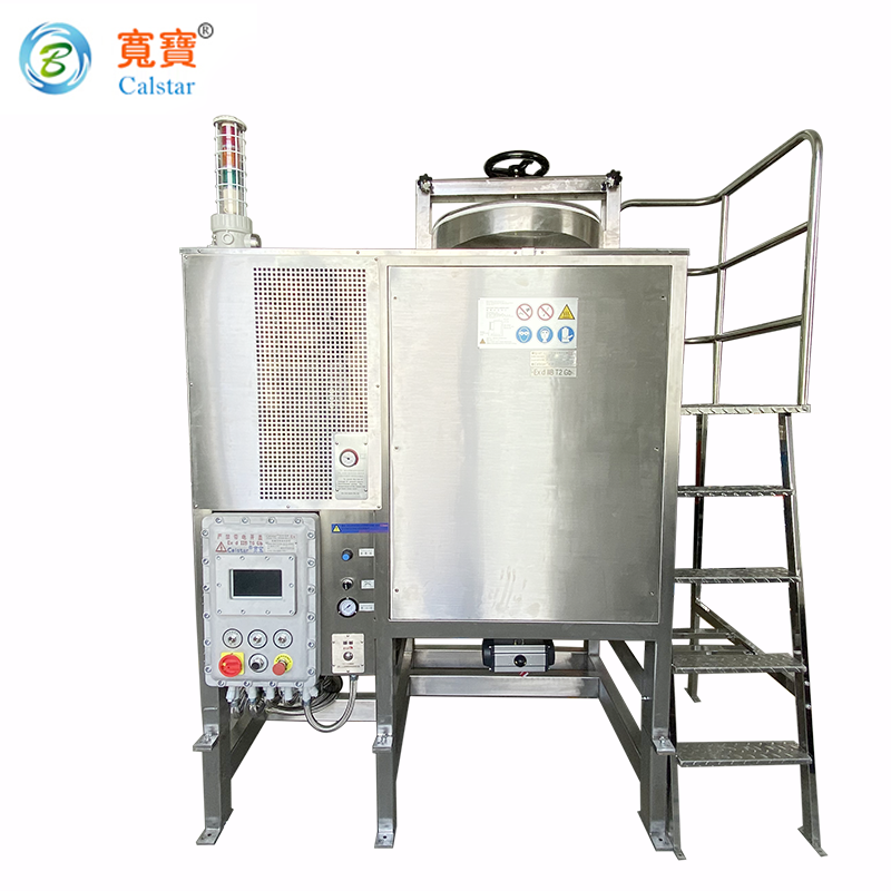 寬寶PLC防靜電非觸摸控制全自動(dòng)防爆溶劑回收機(jī)